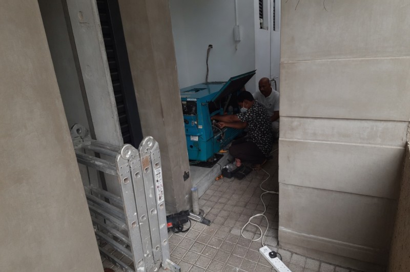 High-Capacity Generator Installation